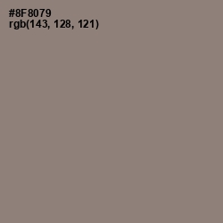 #8F8079 - Schooner Color Image