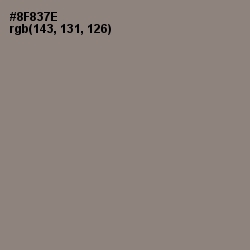 #8F837E - Schooner Color Image