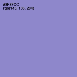 #8F87CC - Chetwode Blue Color Image