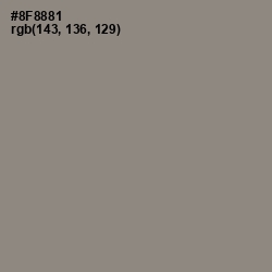 #8F8881 - Natural Gray Color Image