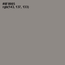 #8F8985 - Natural Gray Color Image