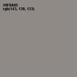 #8F8A85 - Natural Gray Color Image