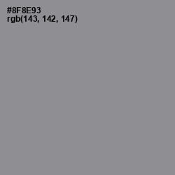 #8F8E93 - Oslo Gray Color Image