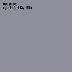 #8F8F9C - Oslo Gray Color Image