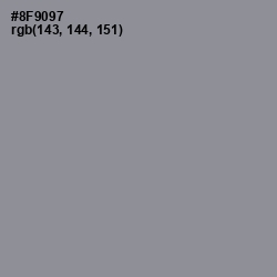 #8F9097 - Regent Gray Color Image