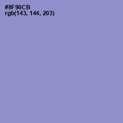 #8F90CB - Blue Bell Color Image