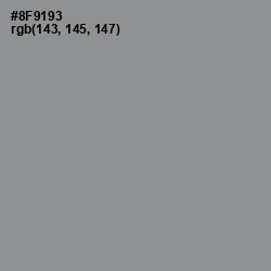 #8F9193 - Mantle Color Image