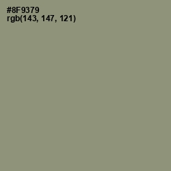 #8F9379 - Pale Oyster Color Image