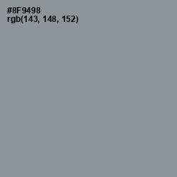 #8F9498 - Regent Gray Color Image