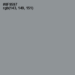 #8F9597 - Mantle Color Image