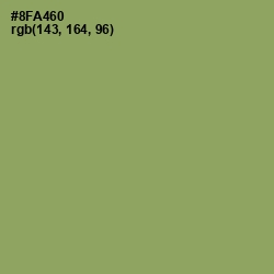 #8FA460 - Olivine Color Image