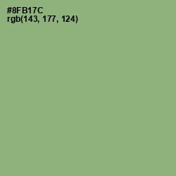 #8FB17C - Olivine Color Image