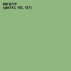 #8FB77F - Olivine Color Image