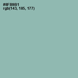 #8FB9B1 - Summer Green Color Image