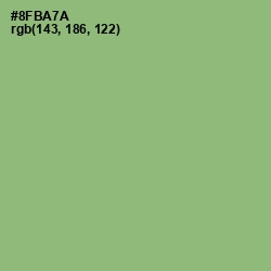 #8FBA7A - Olivine Color Image