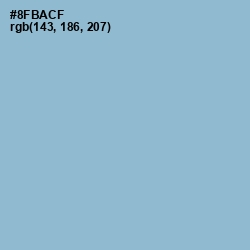 #8FBACF - Glacier Color Image