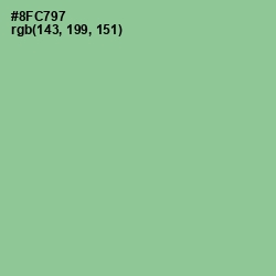 #8FC797 - Feijoa Color Image