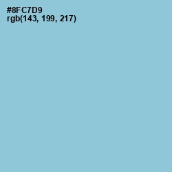 #8FC7D9 - Half Baked Color Image