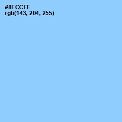 #8FCCFF - Cornflower Color Image