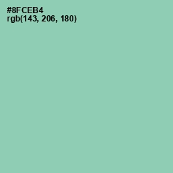 #8FCEB4 - Vista Blue Color Image