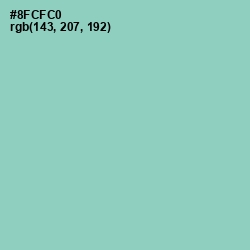 #8FCFC0 - Half Baked Color Image