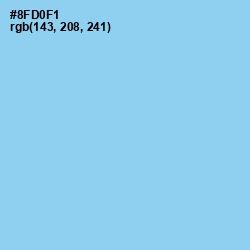 #8FD0F1 - Cornflower Color Image