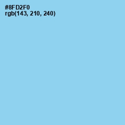 #8FD2F0 - Cornflower Color Image