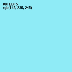 #8FEBF5 - Anakiwa Color Image