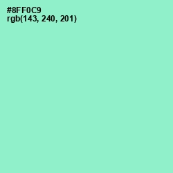 #8FF0C9 - Riptide Color Image