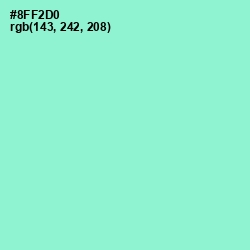 #8FF2D0 - Riptide Color Image