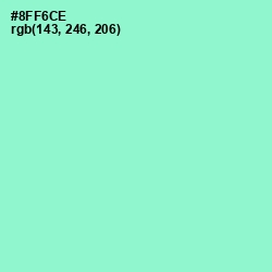 #8FF6CE - Riptide Color Image