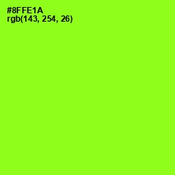 #8FFE1A - Green Yellow Color Image