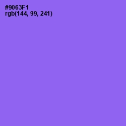 #9063F1 - Medium Purple Color Image