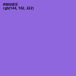 #9066DE - Medium Purple Color Image