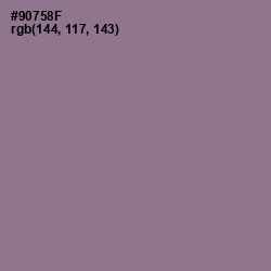 #90758F - Mountbatten Pink Color Image