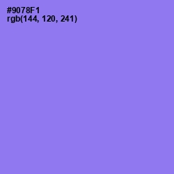 #9078F1 - Medium Purple Color Image