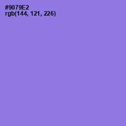 #9079E2 - Medium Purple Color Image