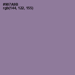 #907A9B - Mountbatten Pink Color Image