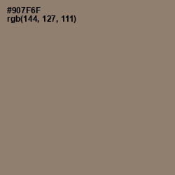 #907F6F - Almond Frost Color Image