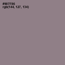 #907F86 - Mountbatten Pink Color Image