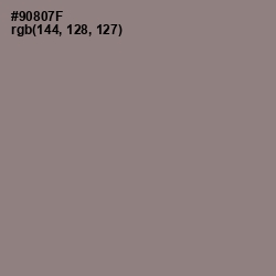 #90807F - Stonewall Color Image