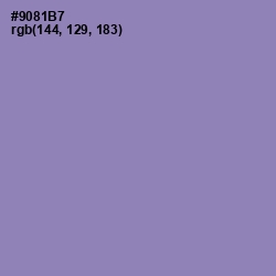 #9081B7 - Manatee Color Image