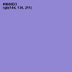 #9086D3 - Chetwode Blue Color Image