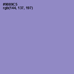 #9089C5 - Blue Bell Color Image