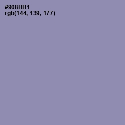 #908BB1 - Manatee Color Image