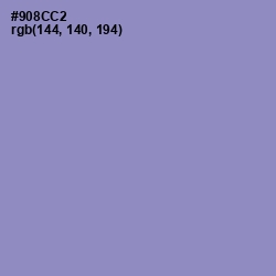 #908CC2 - Blue Bell Color Image