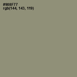 #908F77 - Pale Oyster Color Image