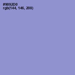 #9092D0 - Blue Bell Color Image