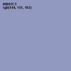 #9097C1 - Blue Bell Color Image