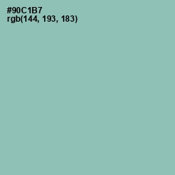 #90C1B7 - Shadow Green Color Image